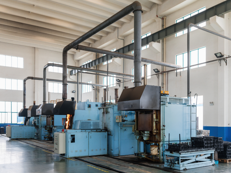 Heat treatment production line